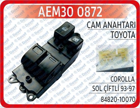 ZSW1724 Cam Acma Anahtar Grup 13 Pin Toyota Corolla 1997-2000